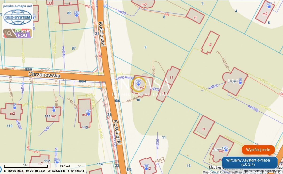 House Sale Milanówek Tadeusza Kościuszki 17